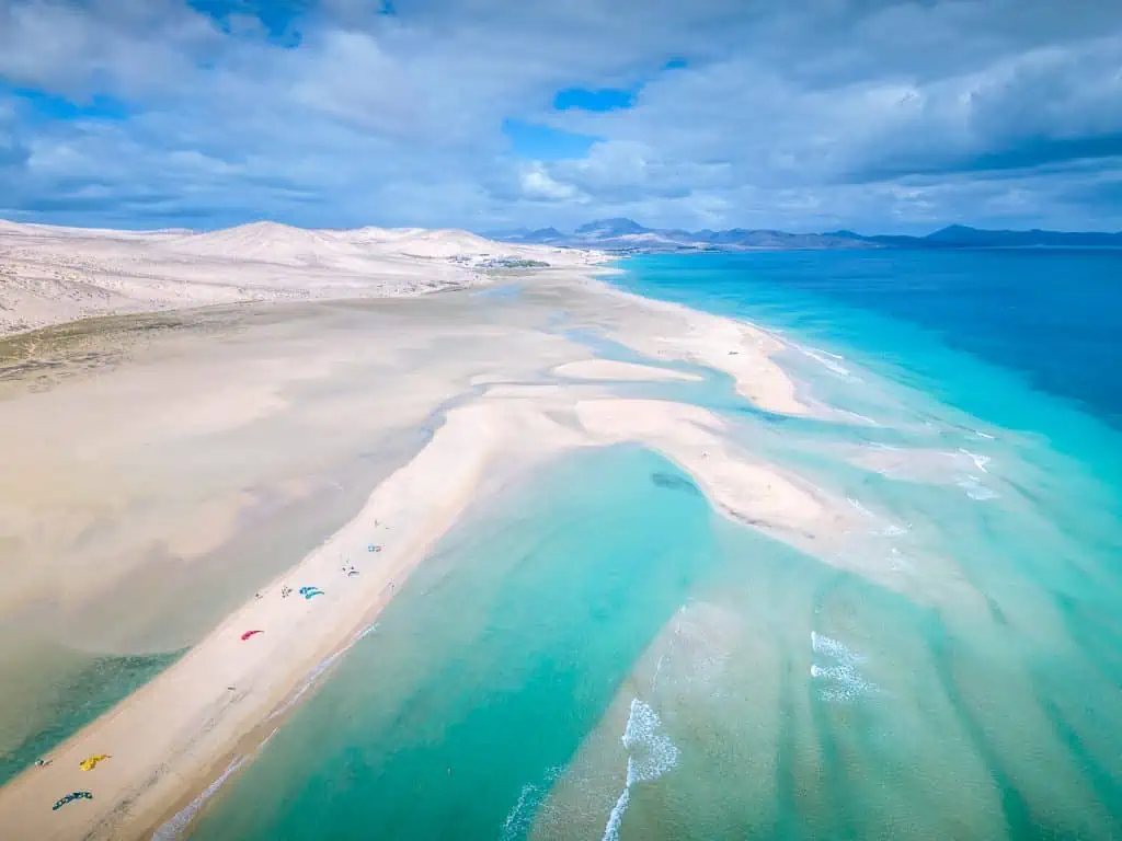 Schönster Strand auf Fuerteventura Playa Sotavento