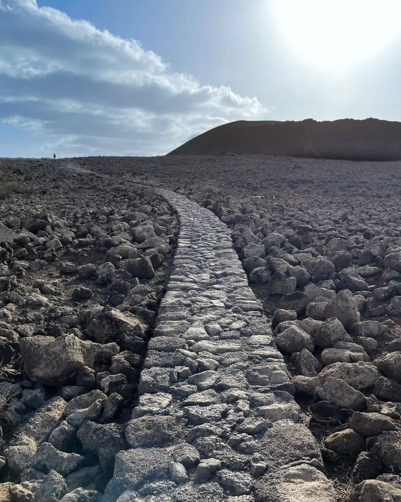 Weg zum Calderon Hondo Fuerteventura