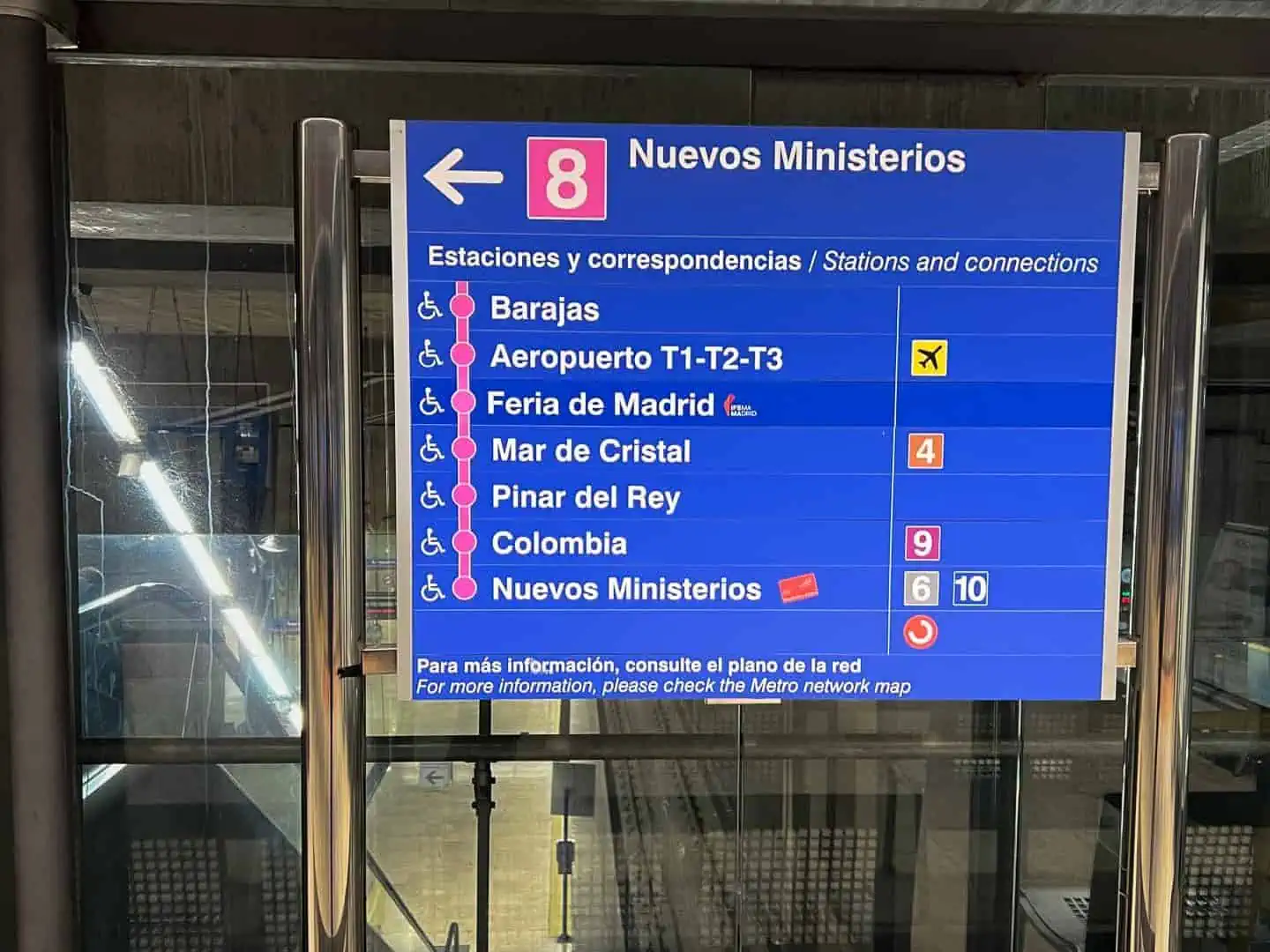 Madrid vom Flughafen in die Innenstadt