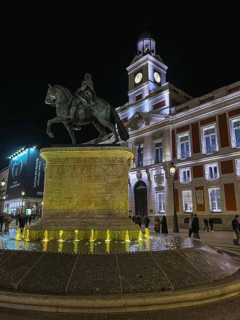 Puerta del Sol in Madrid