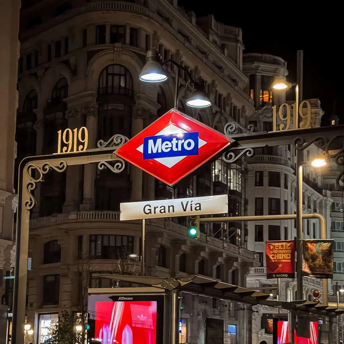 Gran Via in Madrid