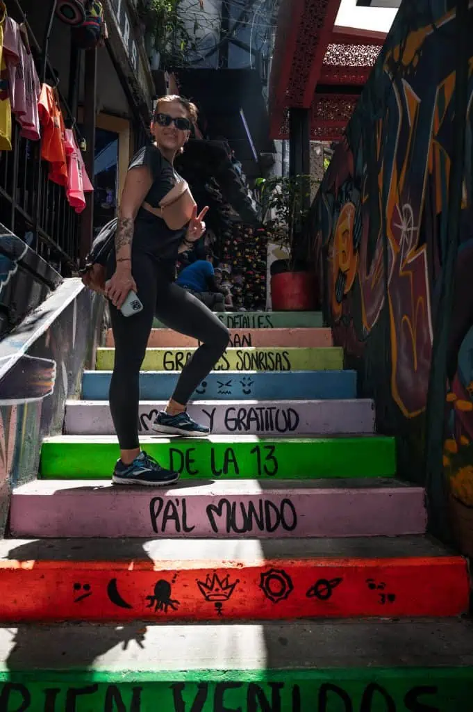 Kolumbien Medellin Sehenswürdigkeit Comuna 13 Tour