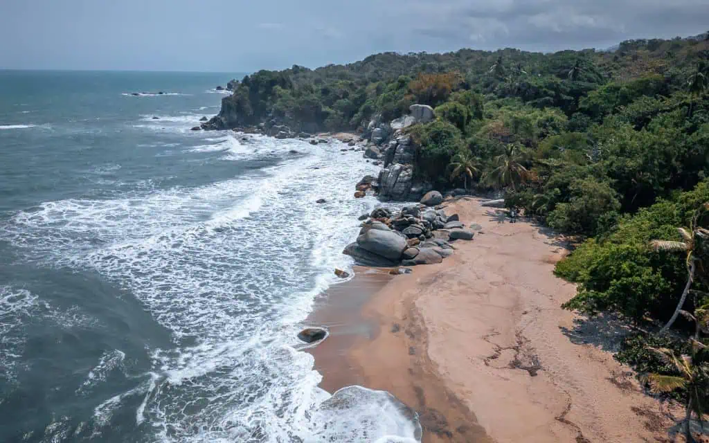 Strände im Tayrona Nationalpark 