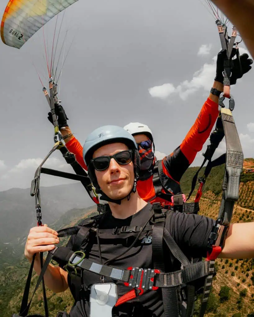 Paragliden in San Gil Kolumbien