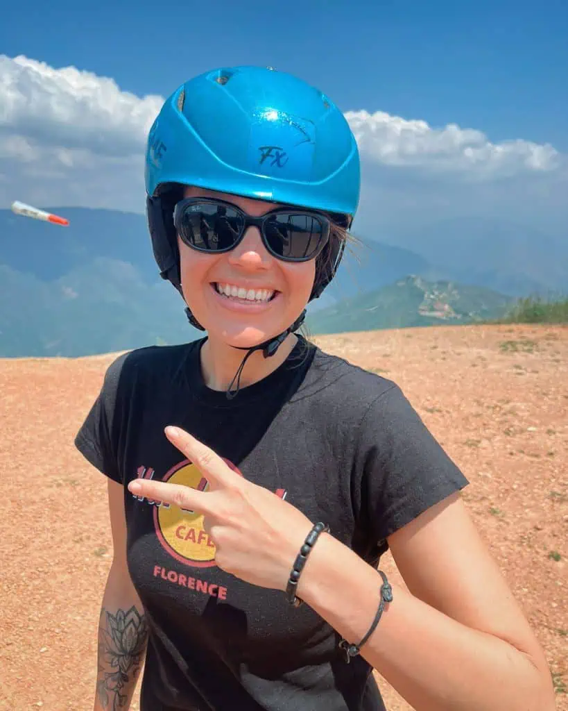 Paragliden in San Gil Kolumbien