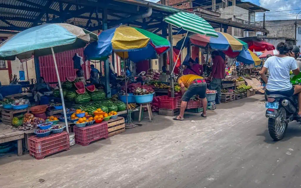 Straßen von Iquitos Peru