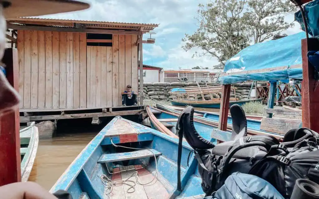 Boot Taxi nach von Leticia Kolumbien nach Santa Rosa Peru