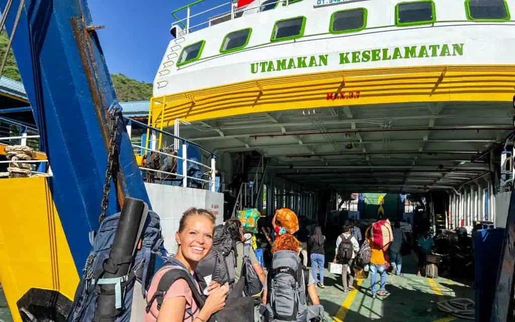 Anreise auf die Togian Inseln mit der Fähre von Gorontalo