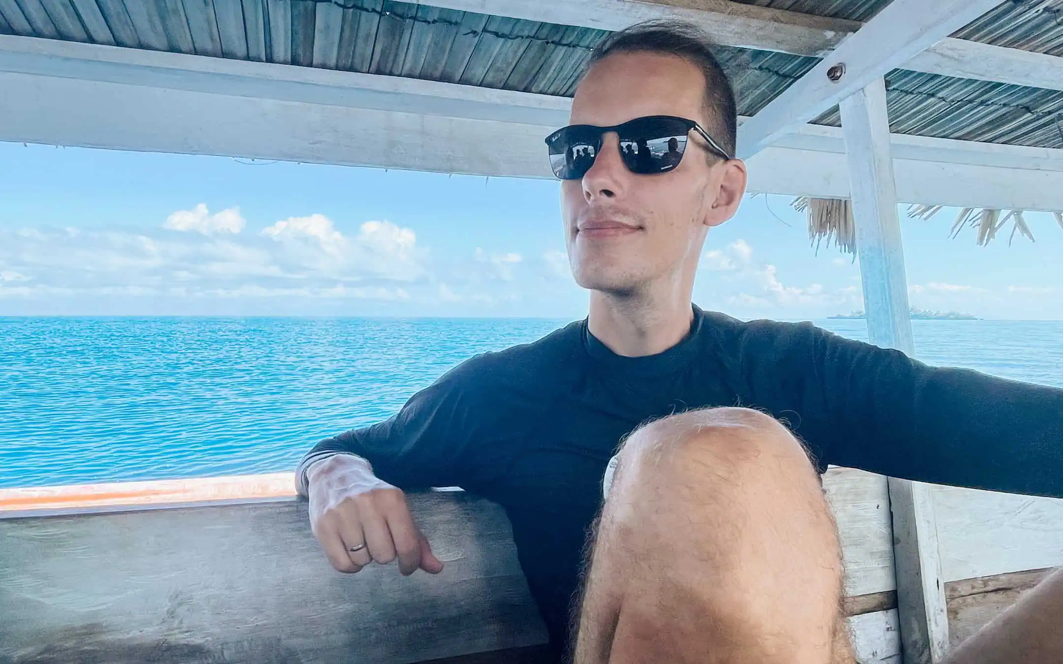 Mit dem Holzboot über die Togian Inseln Zentral-Sulawesi Indonesien