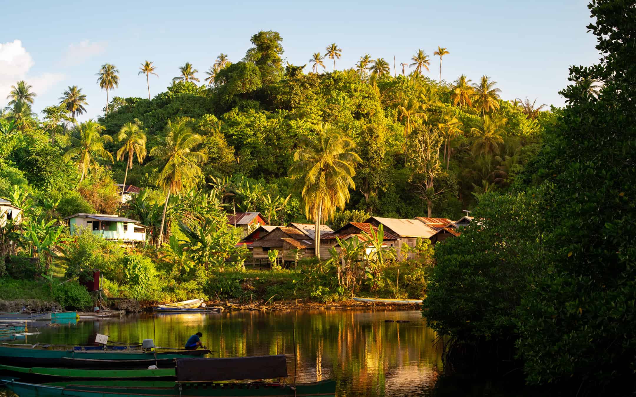 Besuch eines Dorfes auf den Togian Inseln in Zentral-Sulawesi