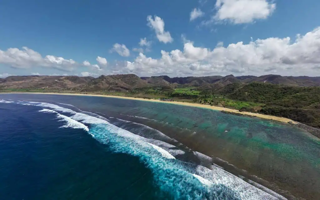 Tampa Beach Lombok Indonesien