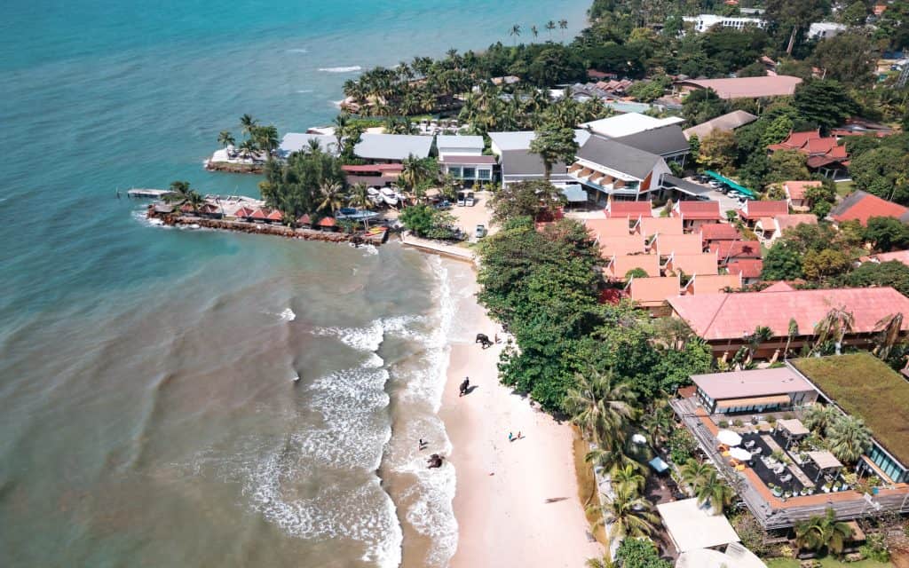 Elefanten am Strand von Thailand
