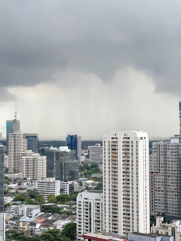 Aussicht von der Skybar in Bangkok
