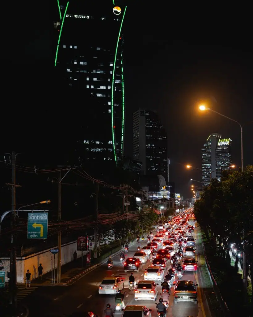 Stau in Bangkok Thailand