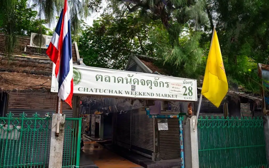 Chatuchak Wochenend Markt in Bangkok Thailand