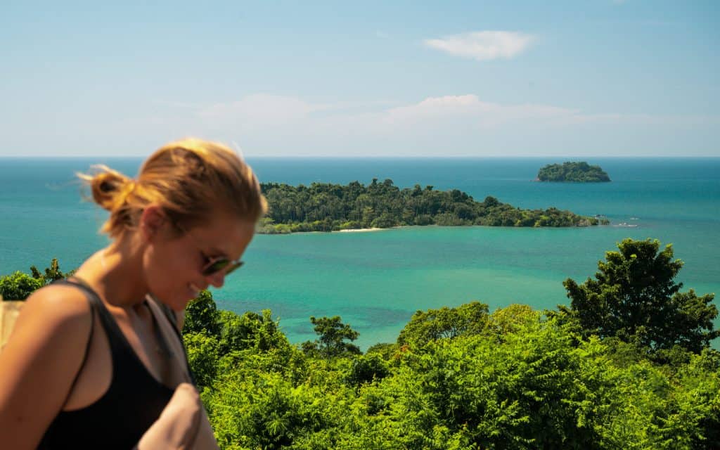 Aussicht vom Kai Bae Viewpoint auf Koh Chang Thailand