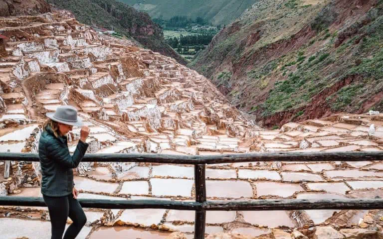 Salzterrassen von Maras im Heiligen Tal, Peru