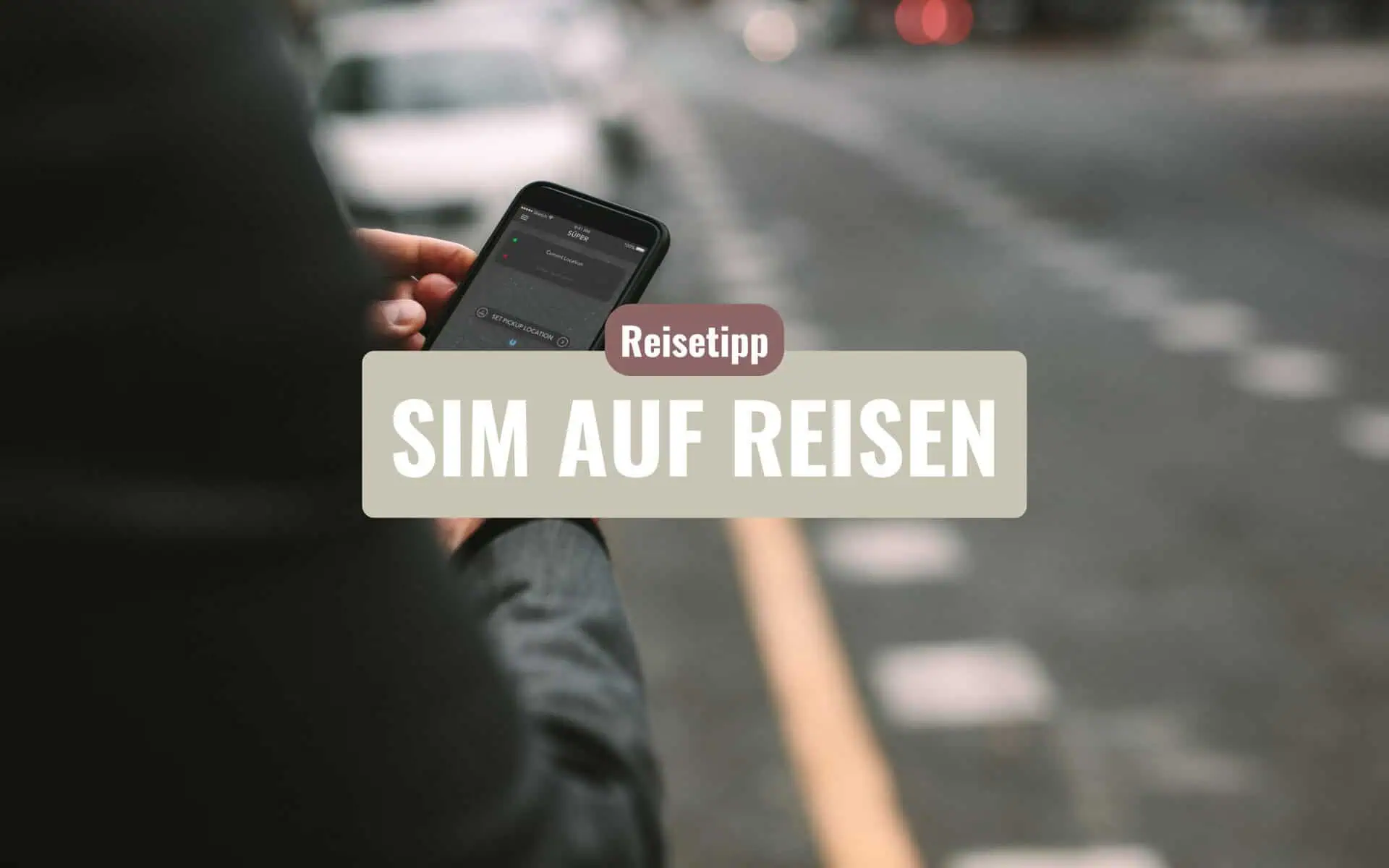 Reise SIM Karte Mobile Daten im Urlaub