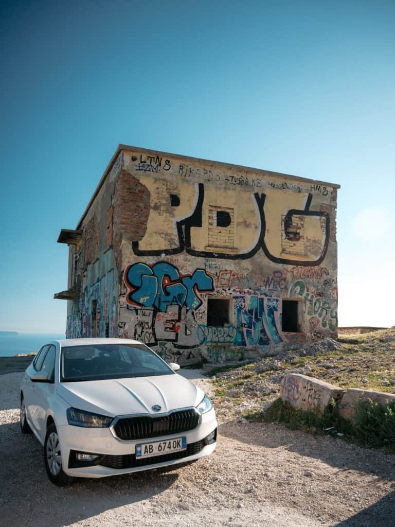 Großer Bunker am Llogara Pass Albanien