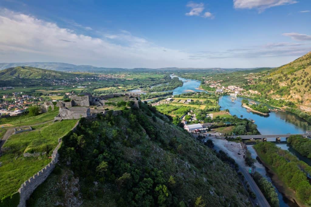 Sehenswürdigkeit in Shkodra Albanien Rozafa Castle