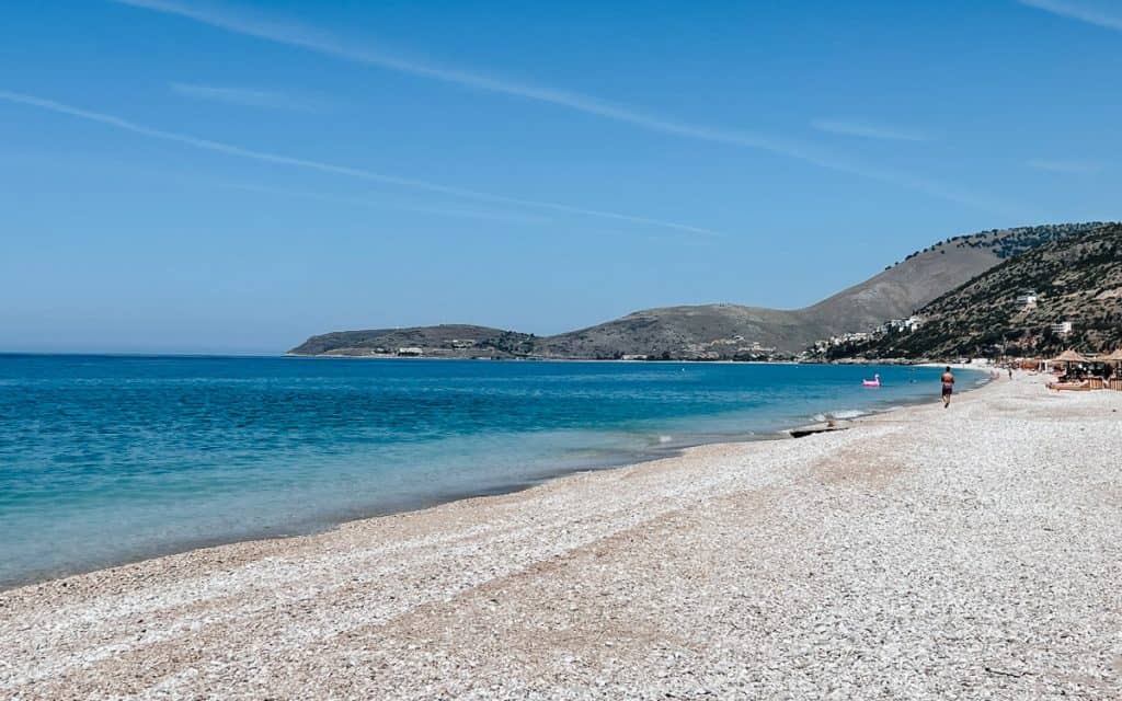 Borsh Beach an der Albanischen Riviera