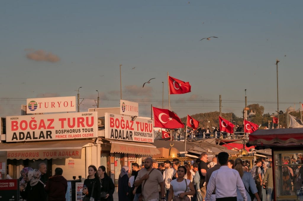 Eminönü Istanbul am Abend