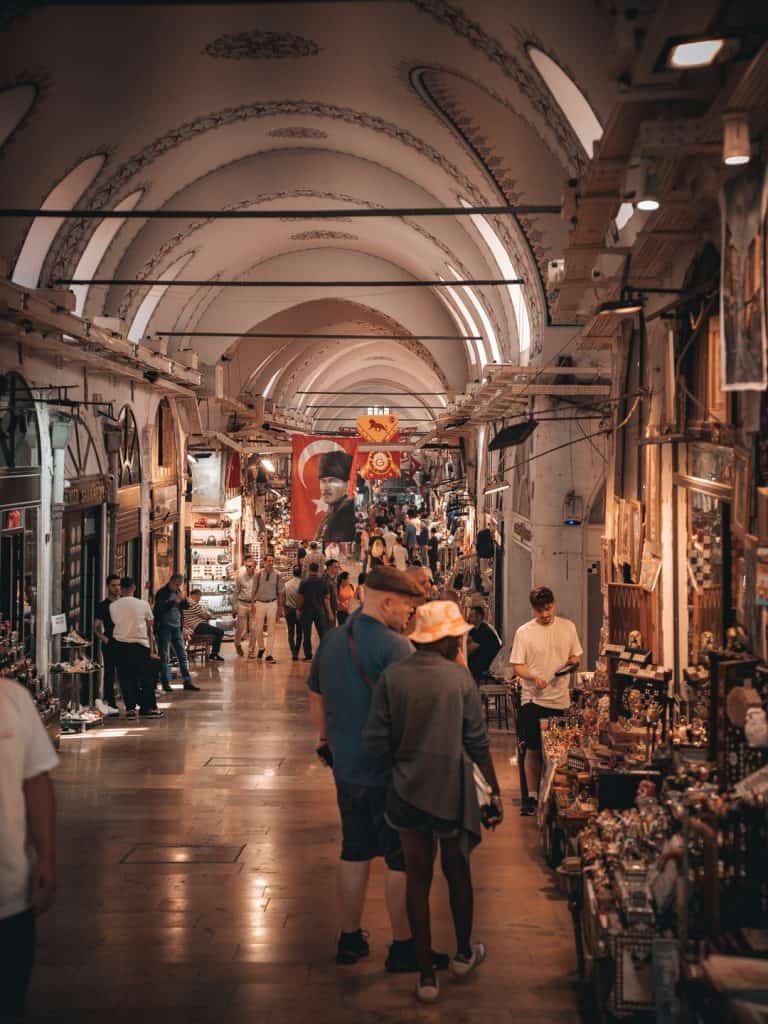 Der Große Basar in Istanbul von Innen