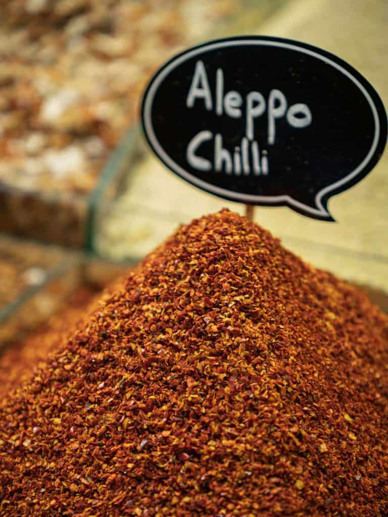 Chilli auf dem Spice Basar in Istanbul