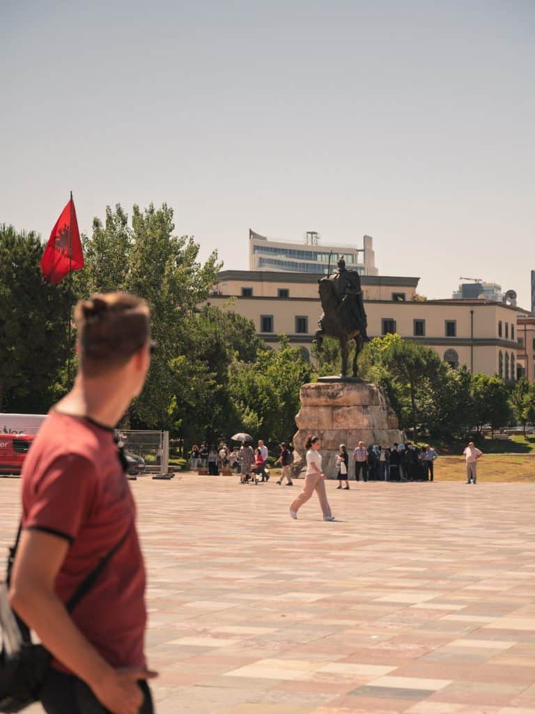 Skanderbeg Platz Tirana Albanien