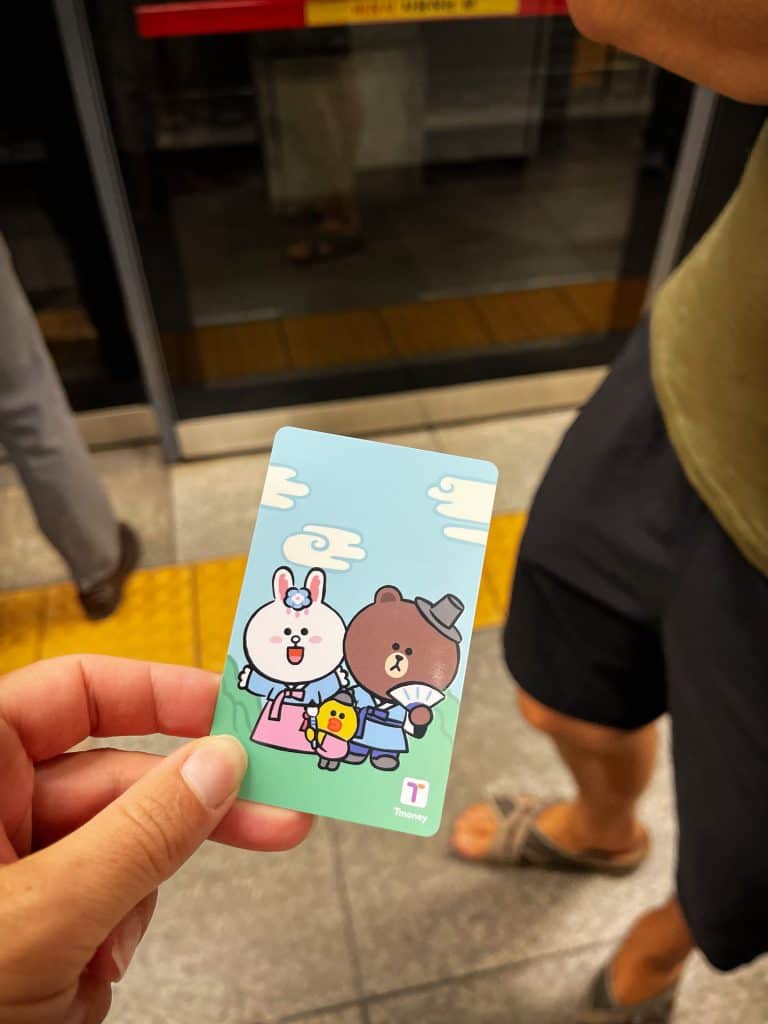 Fortbewegung in Seoul - T-Money Card