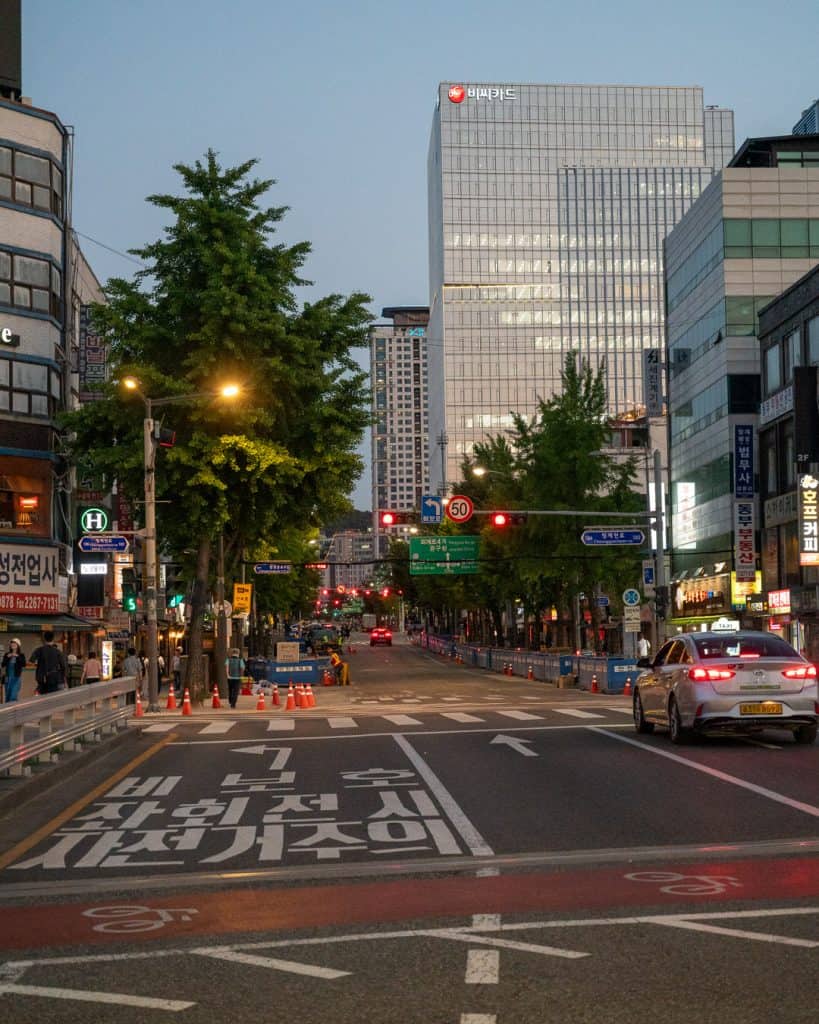 Straßen in Seoul