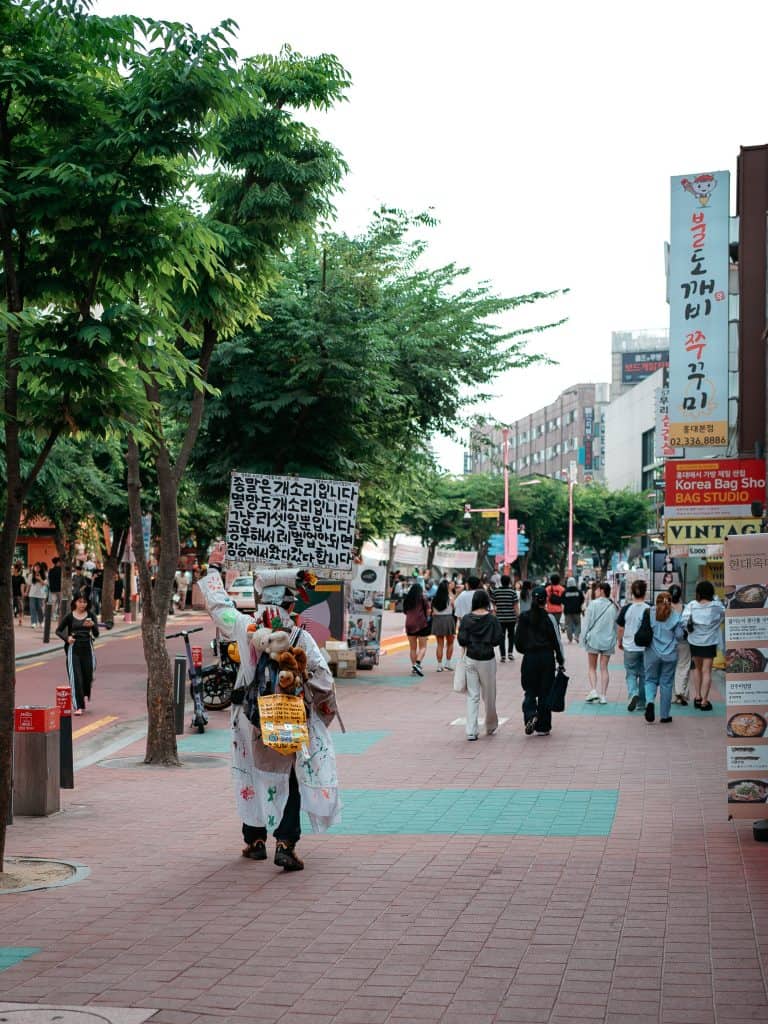 Hongdae Seoul – buntes Treiben im Student-Viertel
