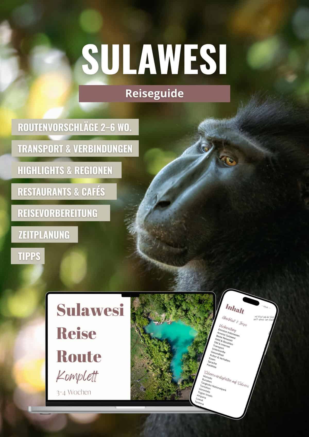 Sulawesi individuell bereisen - Routenvorschläge, Highlights, Transport und Reisetipps