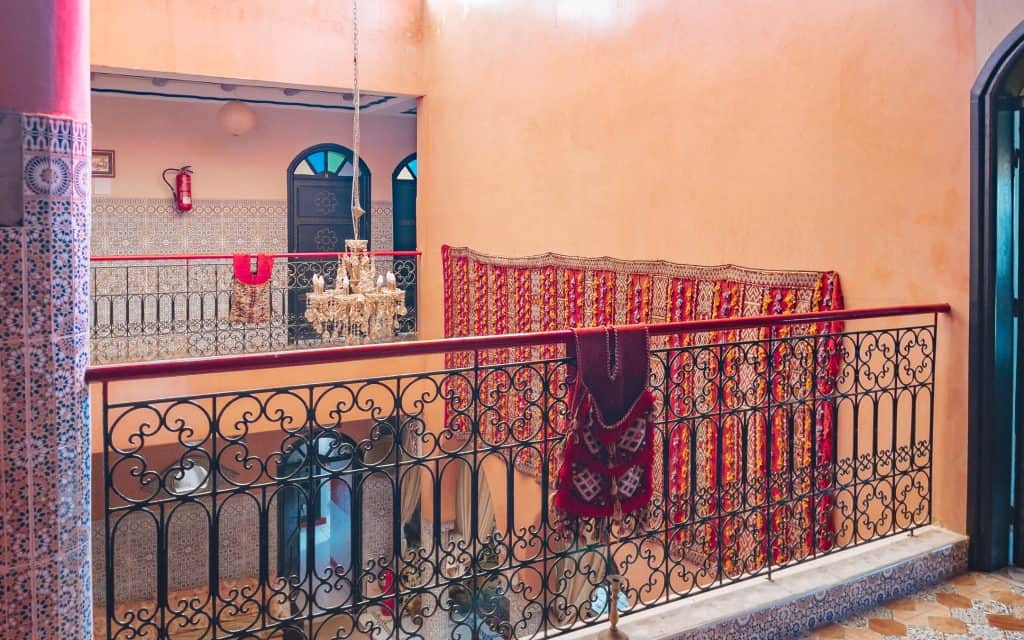 Riad bei den Ouzoud Wasserfällen in Marokko