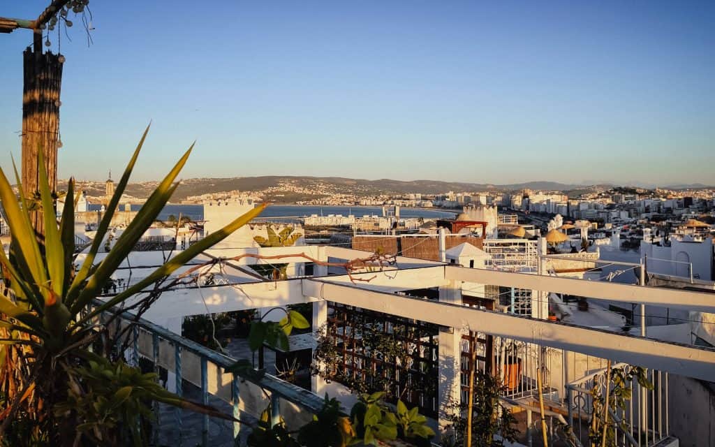 Ausblick von der Dachterrasse in Tanger Airbnb