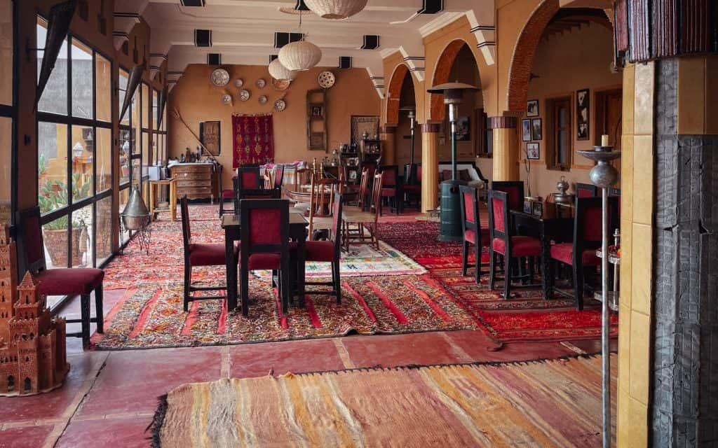 Ait Ben Haddou Unterkunft Gemeinschaftsraum