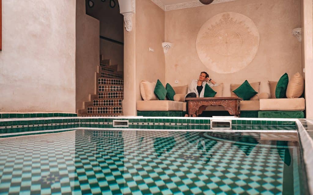 Marokko Unterkunft Riad Marrakesch