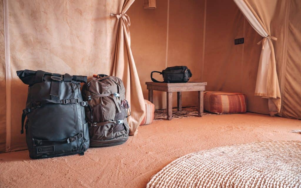 Wüstencamp Merzouga Zelt in der Sahara