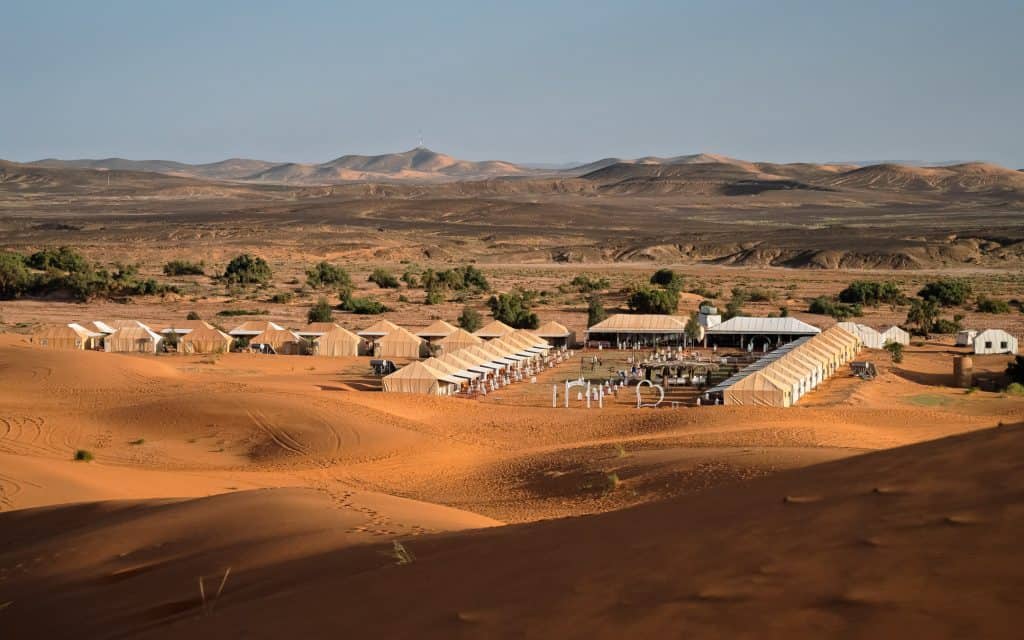 Wüstencamp in der Sahara Marokko