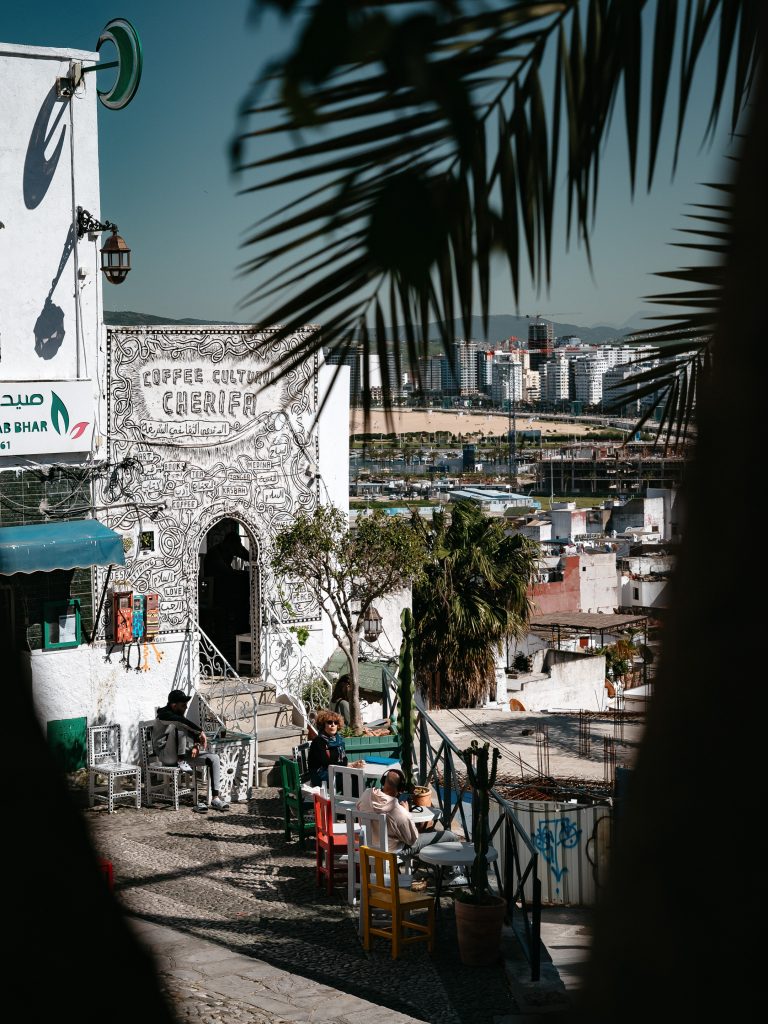 Künstlercafé in Tanger Marokko