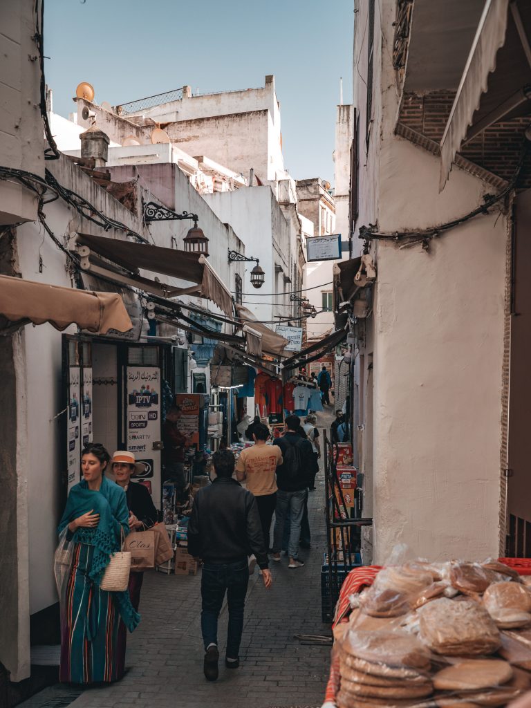Medina Tanger mit Gassen und Märkten